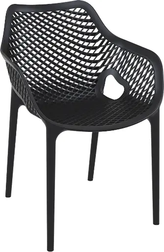Air XL Gartensessel - mit Armlehne - Kunststoff - stapelbar